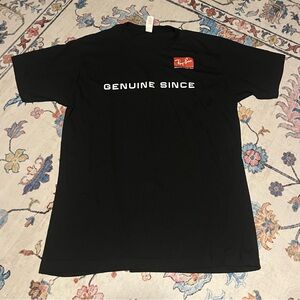 Ray-Ban Black Graphic Tee for Men